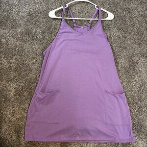 Women's Purple Athletic Dress Free People Dupe, Large